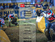 Tablet Screenshot of anthraxpaintball.com